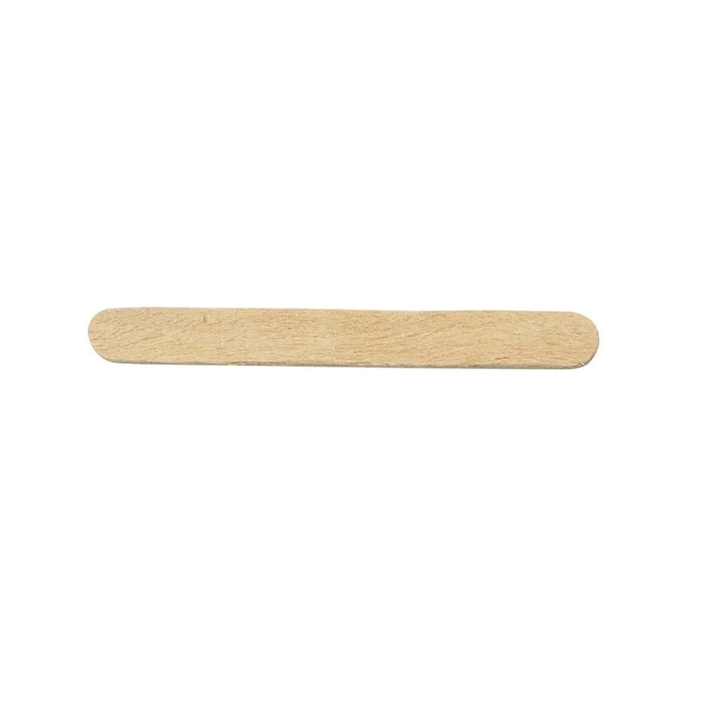 400 Bâtons de glace en bois couleur naturel - 5.5 x 0.6 cm.
