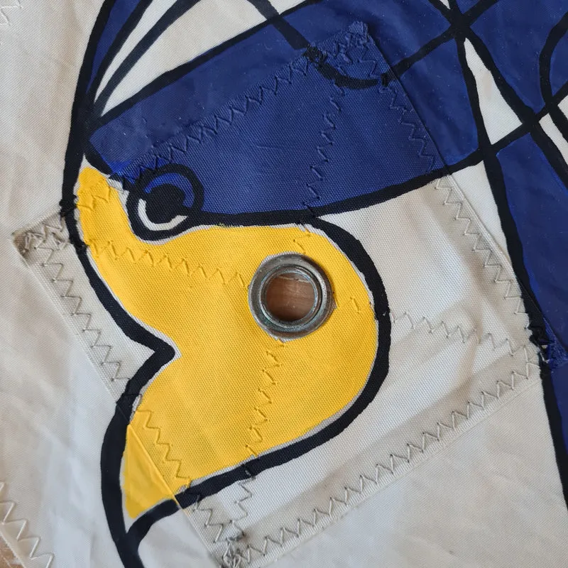 Peinture sur voile Poisson par Cécile Colombo