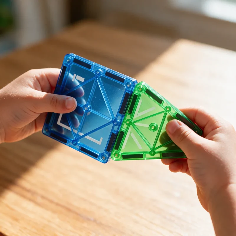 Jeu de Construction Magnétique Chantier