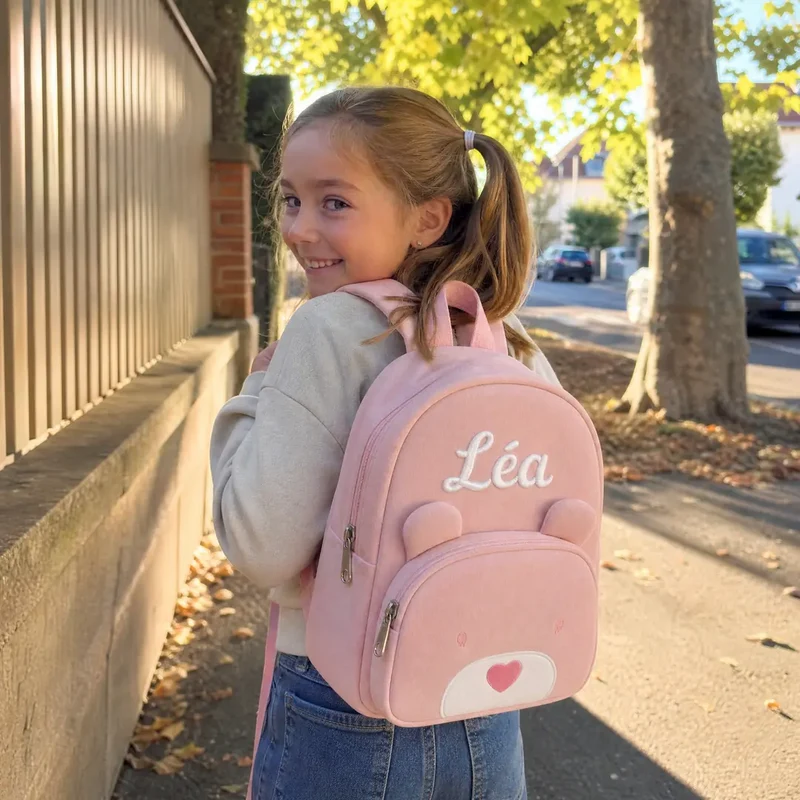 Cartable Personnalisé Enfant avec Prénom Brodé