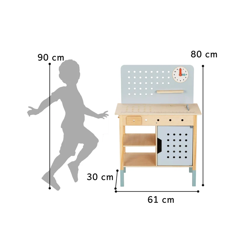 Établi + Boîte à jouets ×2, Ensemble BusyKids
