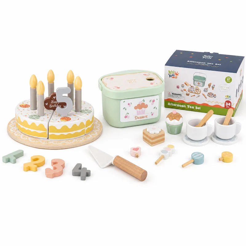 Étagère 2-en-1 + Boîte Montessori 36 mois et + + contenu au choix, Ensemble BusyKids