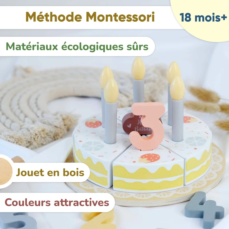 Étagère 2-en-1 + Boîte Montessori 36 mois et + + contenu au choix, Ensemble BusyKids
