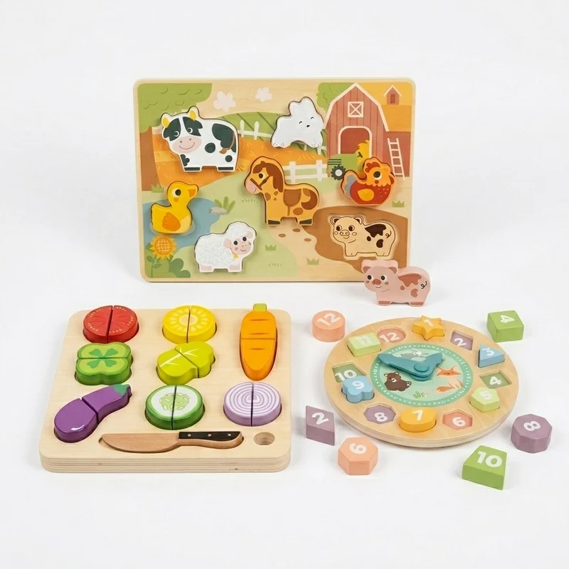 Étagère 2-en-1 + Boîte à jouets ×2 + contenu au choix, Ensemble BusyKids