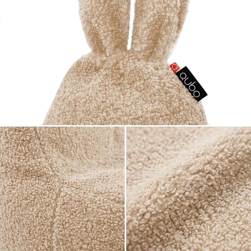 Pouf pour enfant Baby Rabbit – tissu FLUFFY doux et moelleux