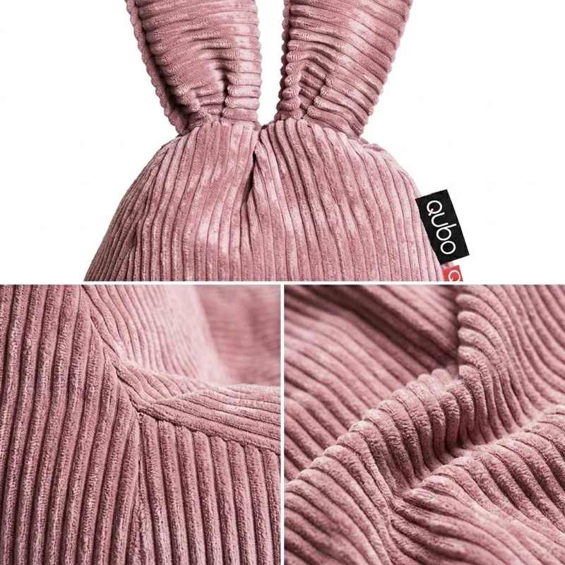 Pouf pour enfant Mommy Rabbit – velours côtelé FEEL doux et résistant