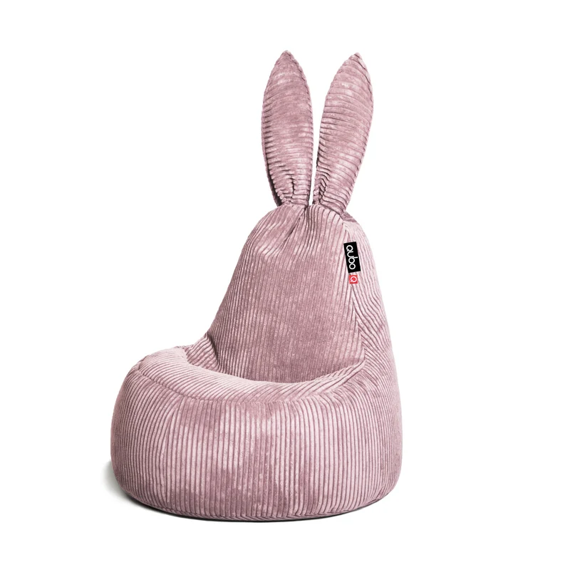Pouf pour enfant Mommy Rabbit – velours côtelé FEEL doux et résistant