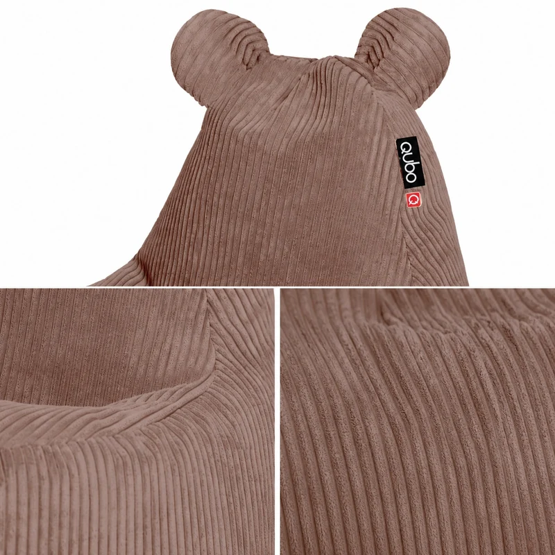 Pouf pour enfant Teddy – velours côtelé FEEL doux et résistant