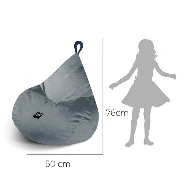Pouf pour enfant Tiny Drop – tissu FRESH respirant et résistant