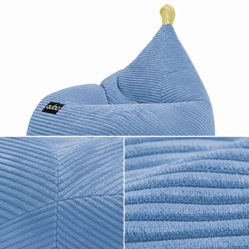 Pouf pour enfant Tiny Drop – velours côtelé FEEL doux et résistant