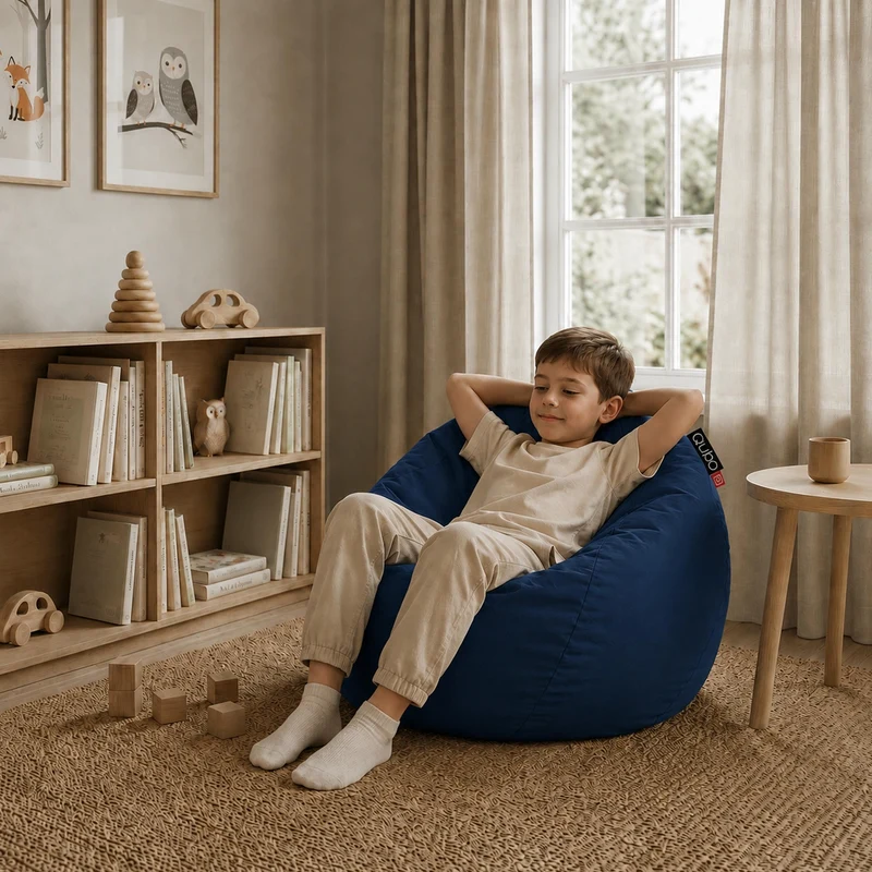 Pouf Comfort 80 – tissu canvas POP résistant