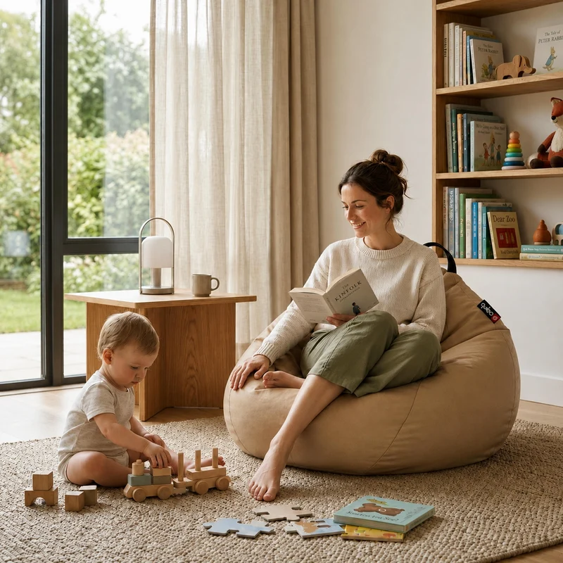 Pouf Comfort 80 – similicuir SOFT doux
