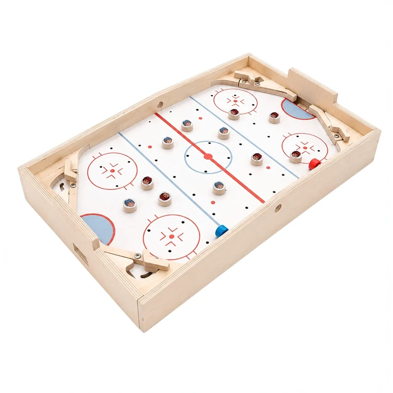 BusyKids Dynamic Arena – Hockey de table en bois pour toute la famille