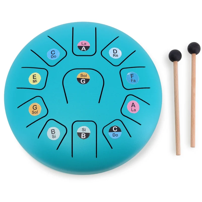 Vilac Tongue Drum 20 cm – Tambour à languettes en métal