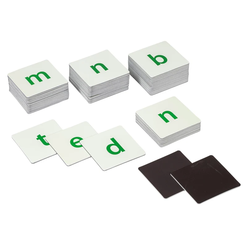 MagGenius - Blocs de construction magnétiques lettres minuscules x60