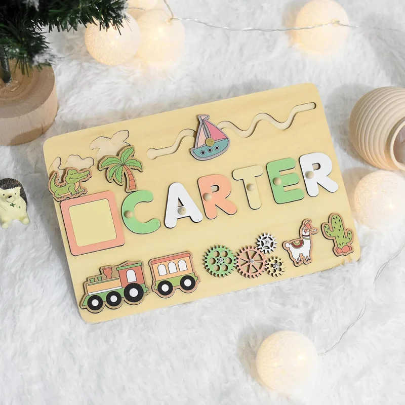 Puzzle en Bois Personnalisé avec le Prénom