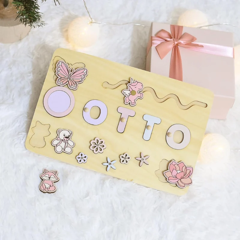 Puzzle en Bois Personnalisé avec le Prénom