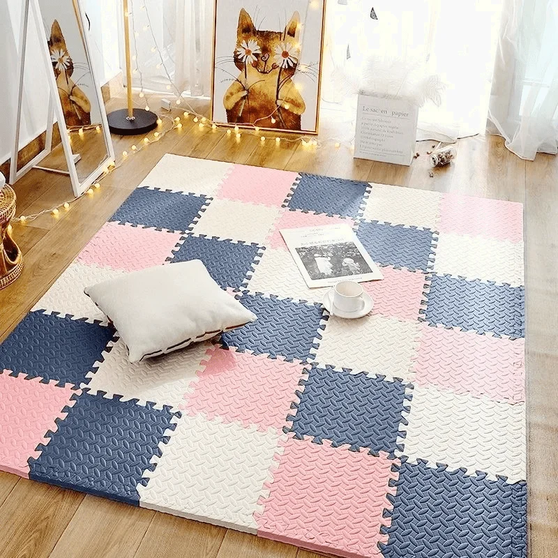 Tapis d'Éveil en Mousse Montessori pour Bébé - 12 pièces