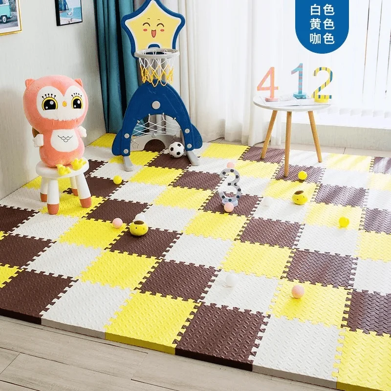 Tapis d'Éveil en Mousse Montessori pour Bébé - 12 pièces