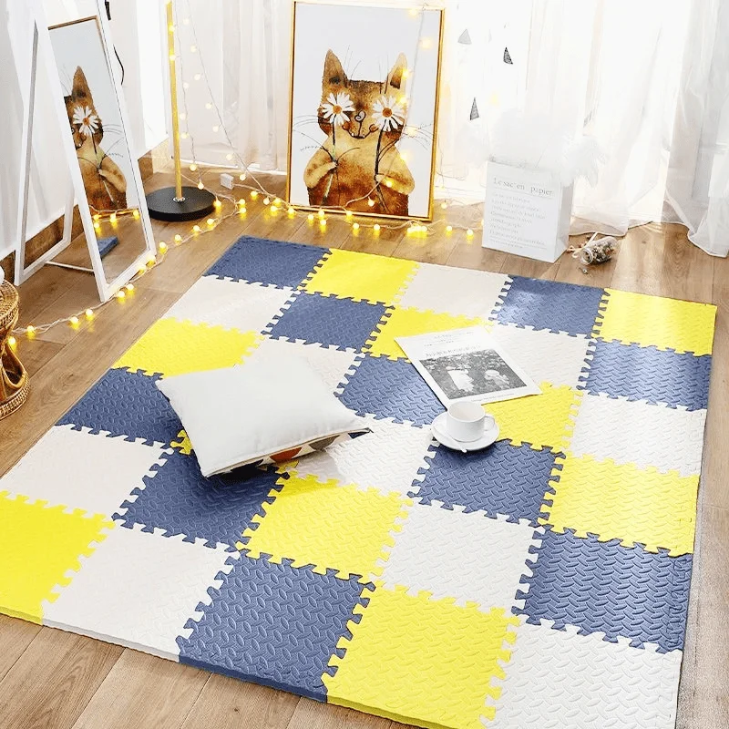 Tapis d'Éveil en Mousse Montessori pour Bébé - 12 pièces