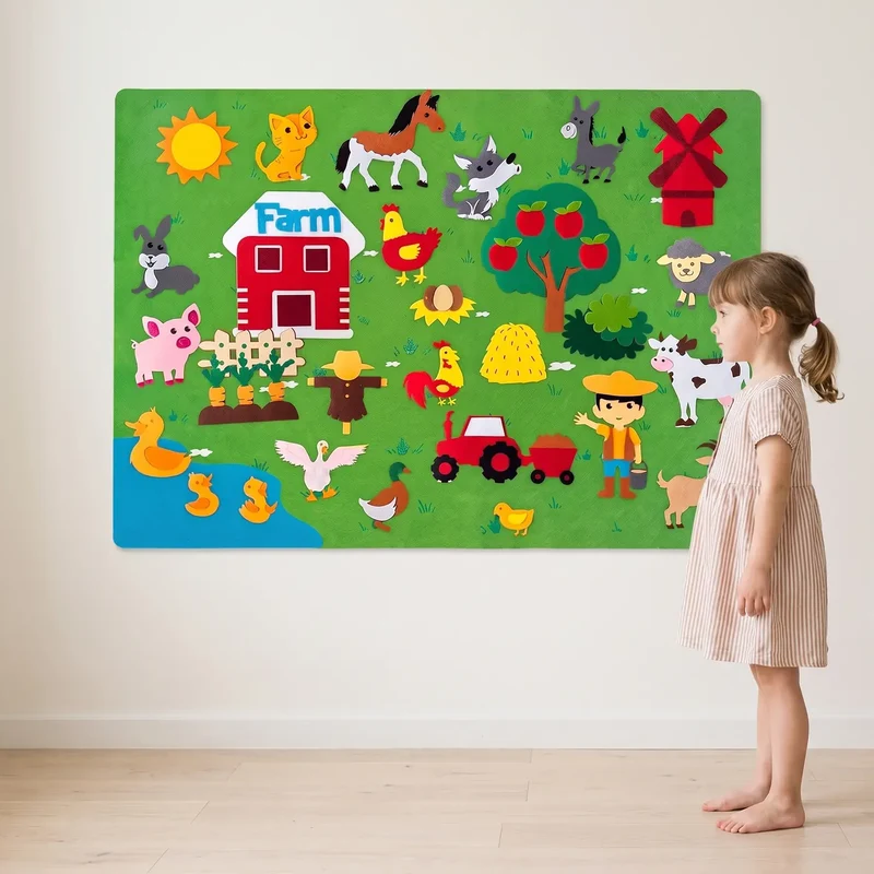 Tableau Interactif d'imagination Montessori
