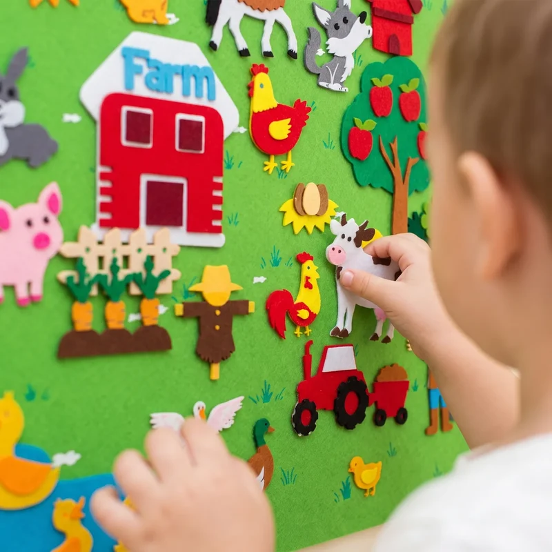 Tableau Interactif d'imagination Montessori