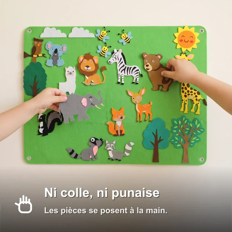 Tableau Interactif d'imagination Montessori