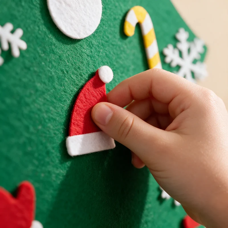 Sapin De Noël Mural Montessori Pour Enfant