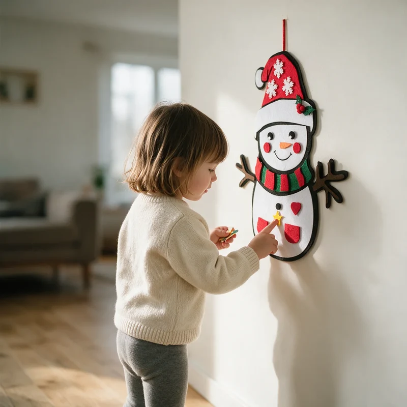 Sapin De Noël Mural Montessori Pour Enfant