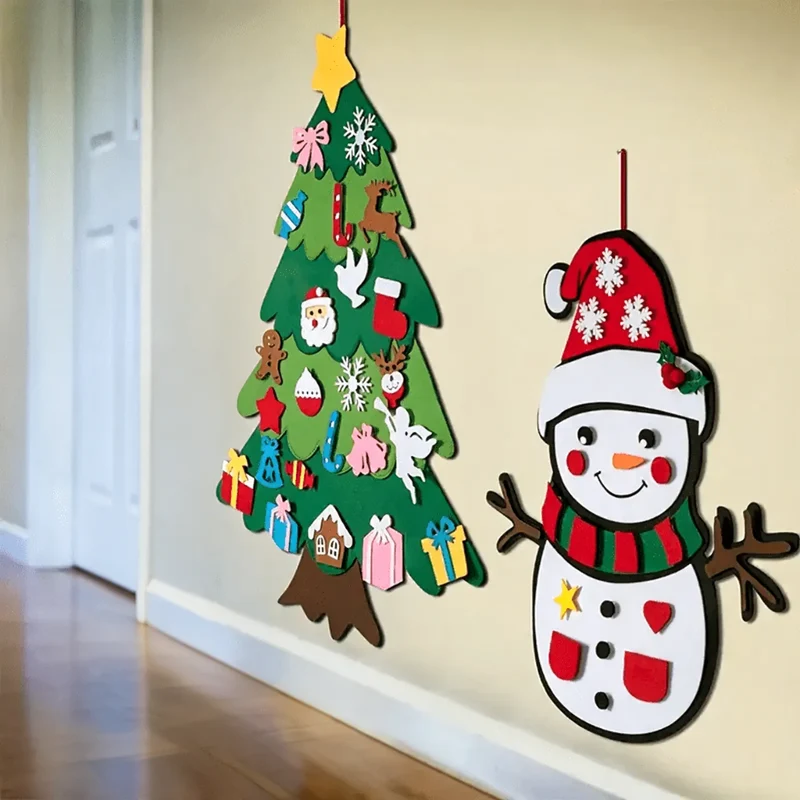 Sapin De Noël Mural Montessori Pour Enfant