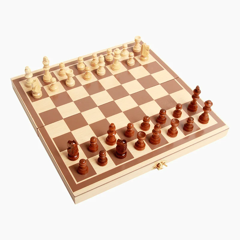 Jeu d'échec magnétique en Bois