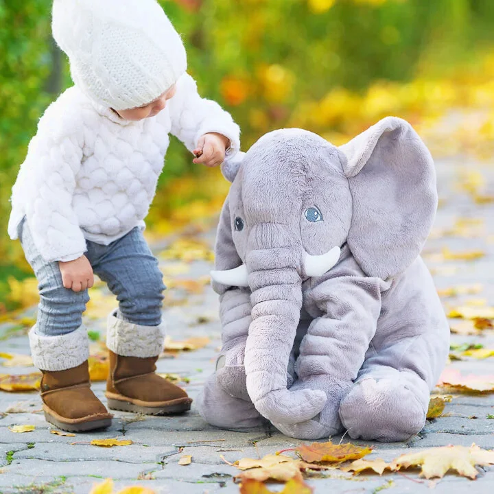 Peluche Géante en Éléphant