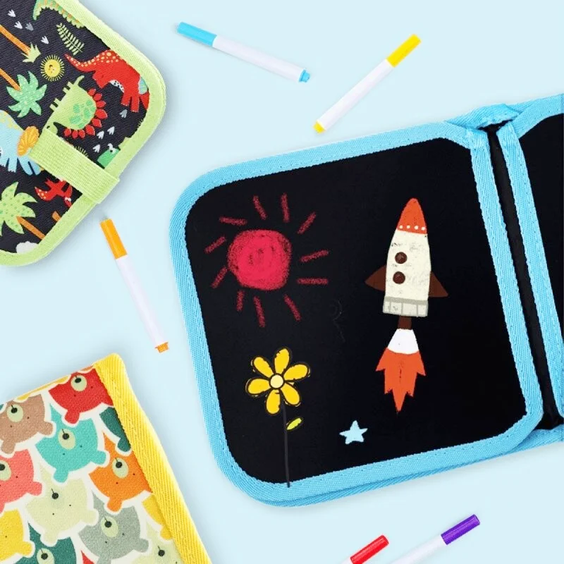 Livre à Dessin Réutilisable Montessori