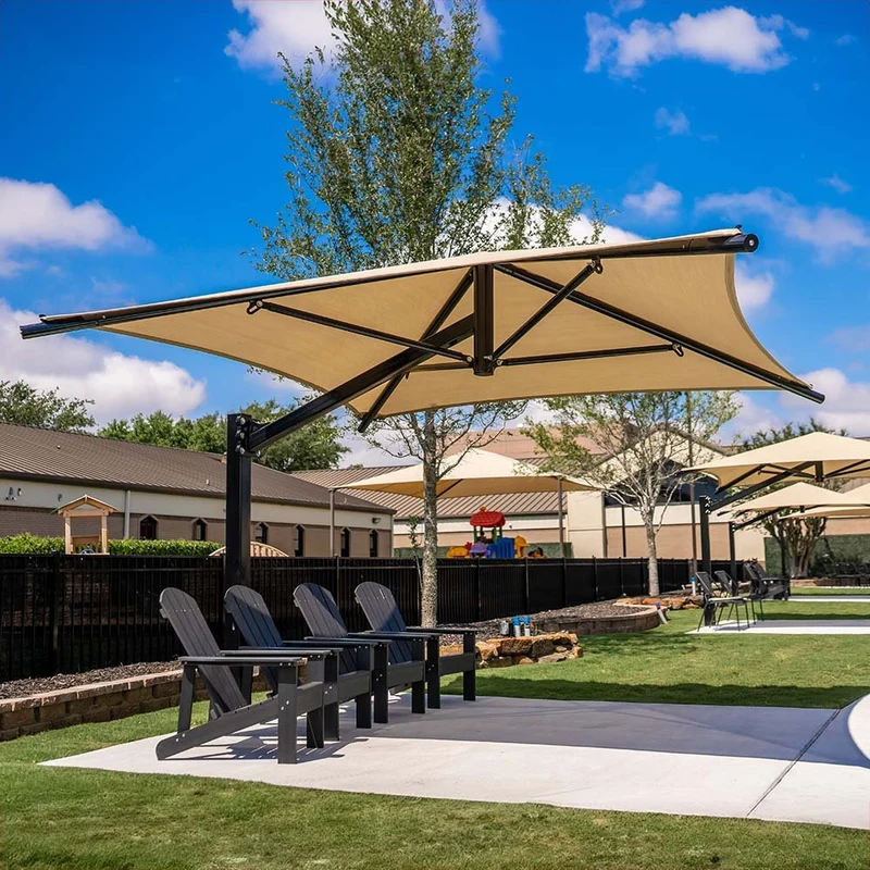 Square Cantilever Umbrella Shade