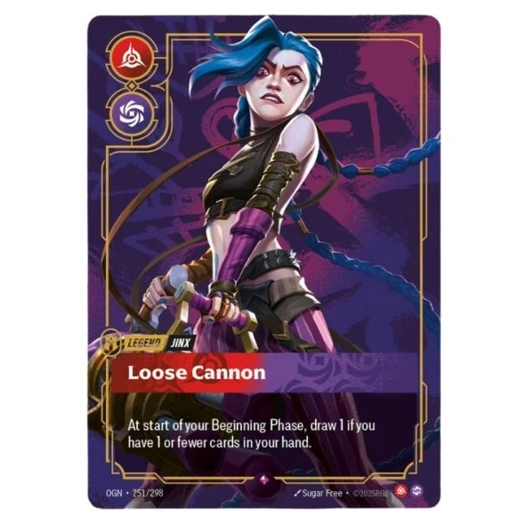 TCG Riftbound : League of Legends Origins deck Jinx (EN)