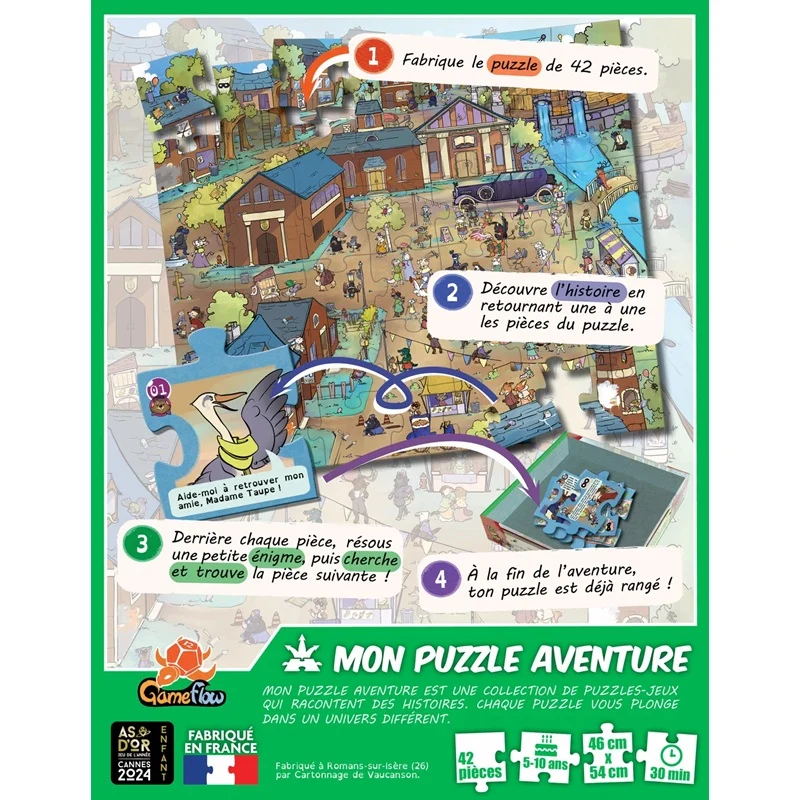 Mon Puzzle aventure Petits Détectives
