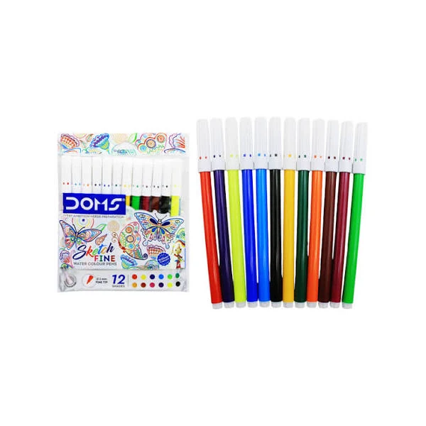 DOMS - Pochette de 12 feutres Sketch Fine