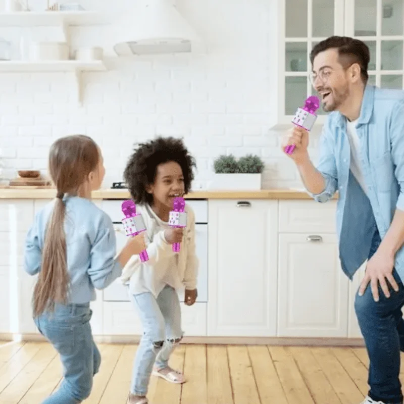 Micro de Karaoké pour Enfant avec Haut Parleur