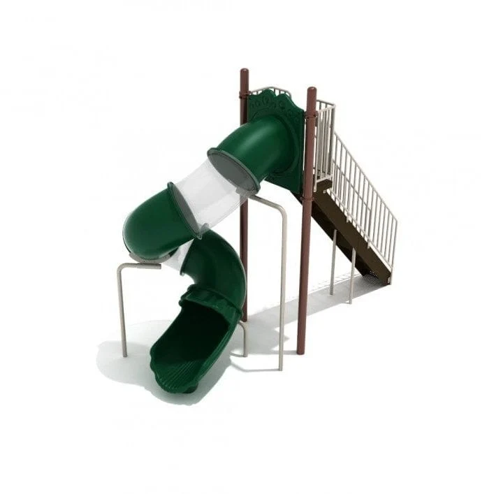 8' High - Spiral Tube Playground Slide