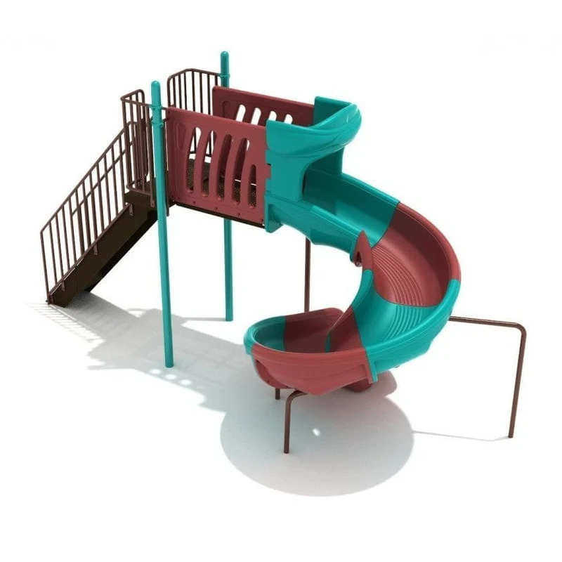 6' High - Sectional Spiral Playground Slide