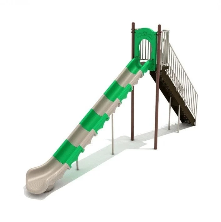 8' High - Sectional Straight Playground Slide