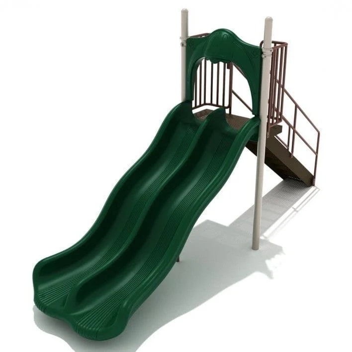 5' High - Double Wave Playground Slide