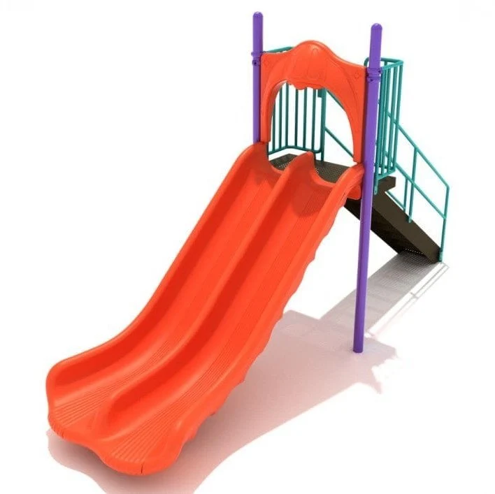 5' High - Double Straight Playground Slide