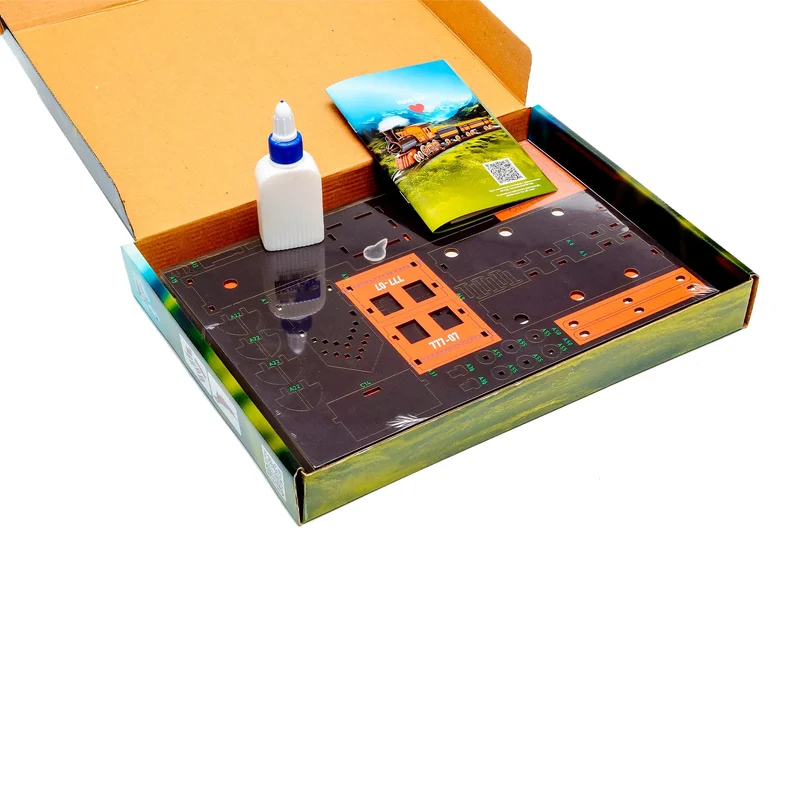 Maquette 3D en bois Train BusyKids