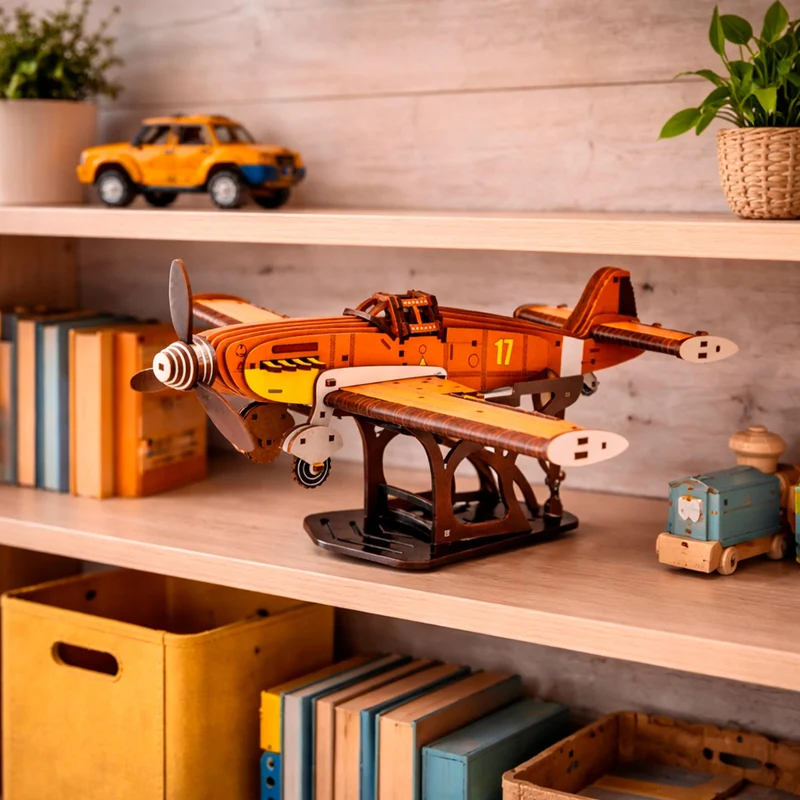 Maquette 3D en bois Bf 109 BusyKids