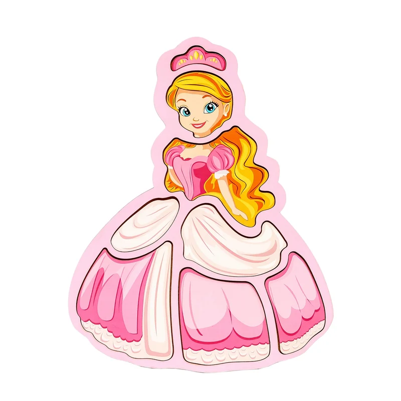 Puzzle en bois Princesse BusyKids
