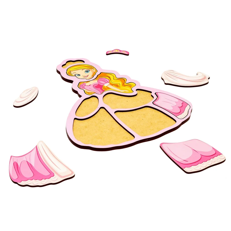 Puzzle en bois Princesse BusyKids