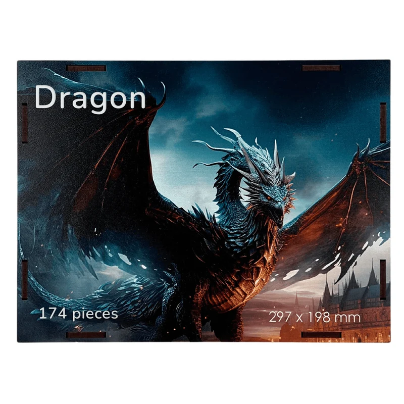 Puzzle en bois Dragon BusyKids