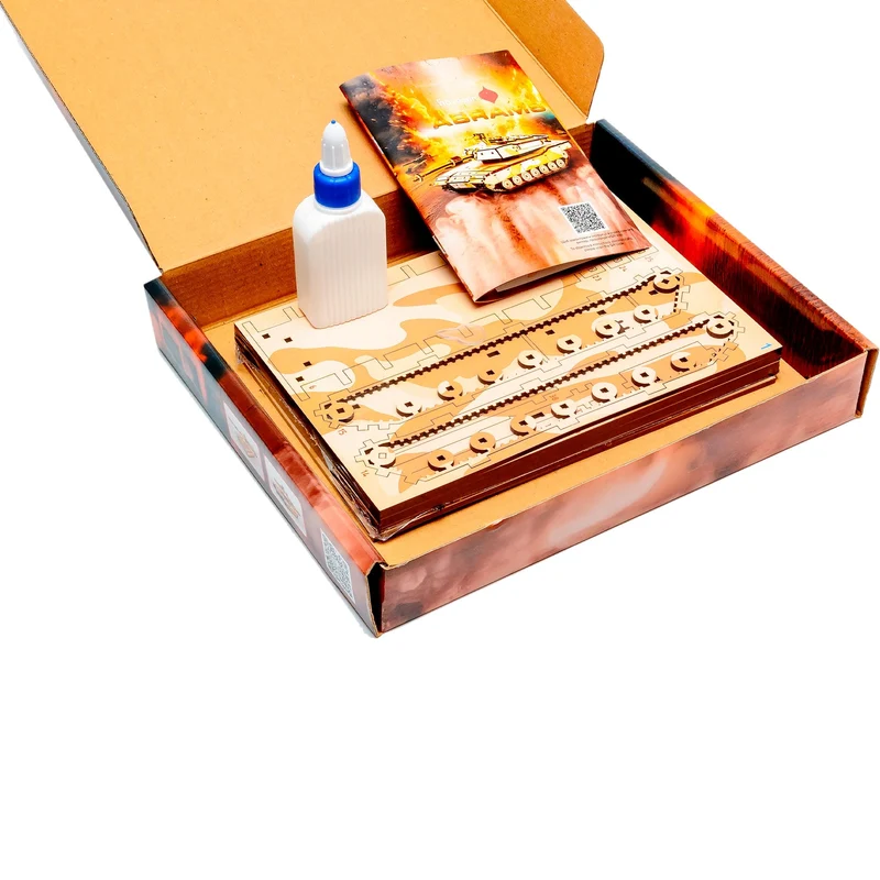 Maquette 3D en bois Abrams BusyKids