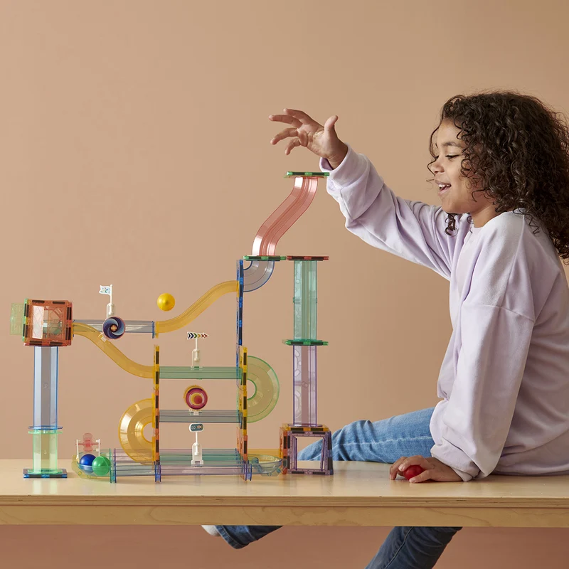 MagGenius 91 pièces magnétiques circuit à billes - boite carton